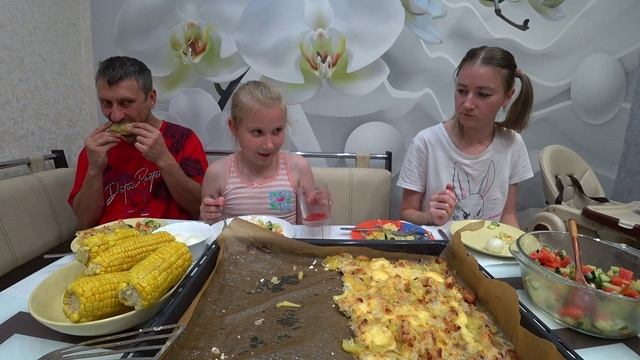 МУКБАНГ СОЧНАЯ ЗАПЕКАНКА С КАРТОФЕЛЕМ И КУРИНОЙ ГРУДКОЙ ПОД СЫРОМ ?