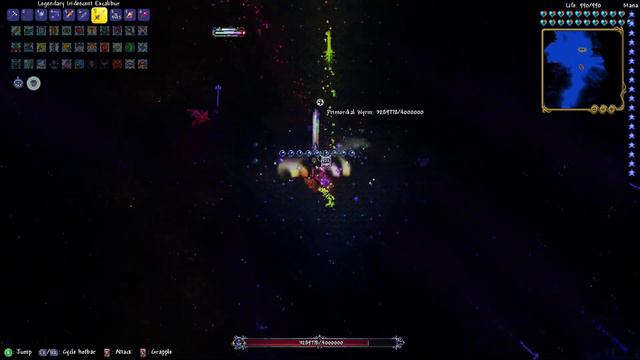 Primordial Wyrm, Terraria Calamity mod (finale) смотреть онлайн
