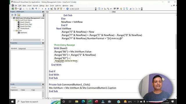 Car Parking Manager (PoS) project in excel Userform pt-2 | Excel VBA | Parking App смотреть онлайн