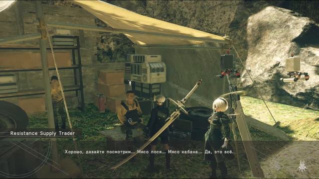 Nier Automata. Задание: Кулинарный исследователь.