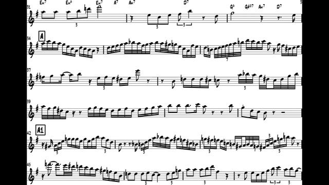 Sonny Stitt - Everything Happens To Me solo transcription - Jazz Giants - Tivoli november 1971 смотреть онлайн