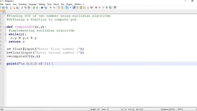 Linear Algebra using Python - Finding the gcd of two numbers using Euclid’s algorithm. смотреть онлайн
