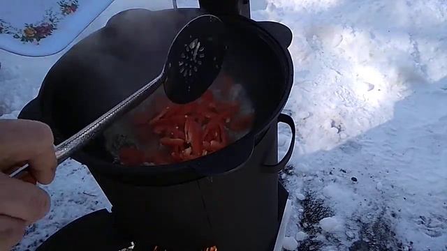 ,,Грузинская солянка,, в казане на костре смотреть онлайн