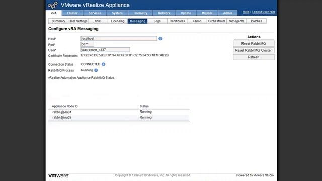 vRealize 7.x – vRA RabbitMQ смотреть онлайн