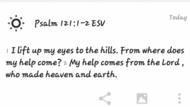 Psalm 121:1-2 | Daily Verse | ERAS Official смотреть онлайн