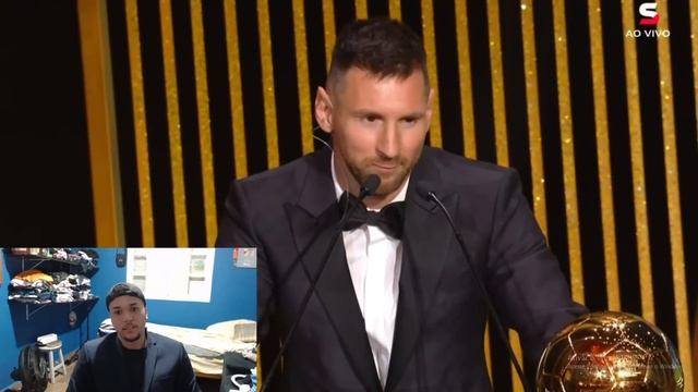 MESSI GANHANDO SUA 8° BOLA DE OURO... смотреть онлайн