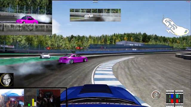 Assetto Corsa Drifting Online Ebisu_Circuit_South_Course Wheel camera and Feet camera смотреть онлайн
