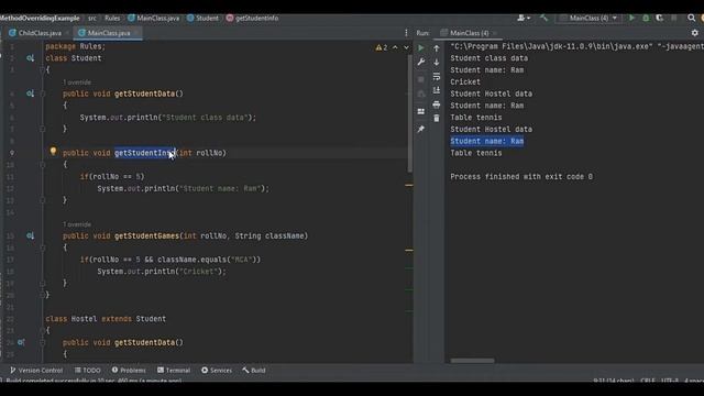 what is method overriding in java | Exception handling with method overriding in java смотреть онлайн