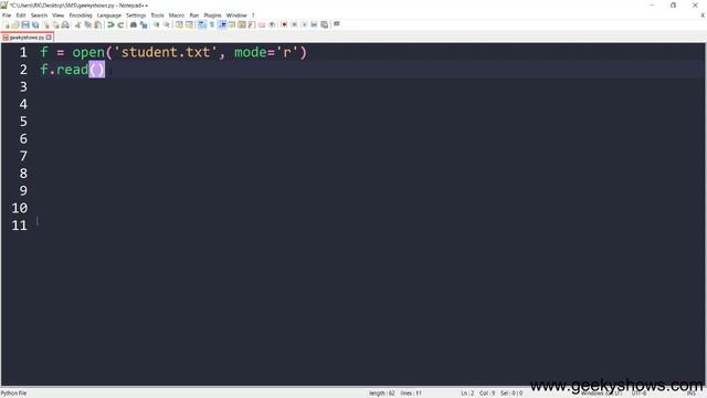 Reading Data from File using read Method in Python (Hindi) смотреть онлайн