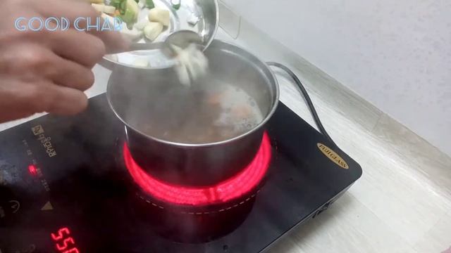 [쿡방]순두부된장찌개. [Cooking]Soybean Stew With Soft Tofu. [Кулинария]Мисо суп с мягким тофу. [烹饪]软豆腐味噌汤