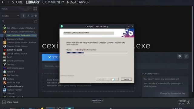 CatsEyeXI Setup on the Steam Deck смотреть онлайн