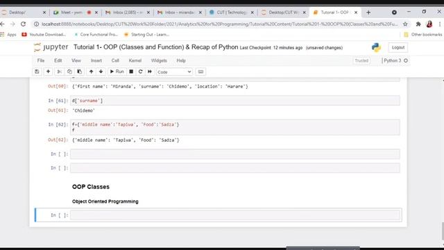 Python Crash Course (Weeks before Exam) смотреть онлайн