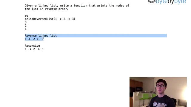 Interview Question: Print Reversed Linked List смотреть онлайн