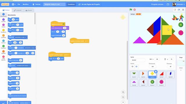 Programma il tangram con Scratch per costruire una barchetta смотреть онлайн
