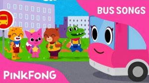The Wheels on the Pink School Bus | Bus Songs | Car Songs | Pinkfong Songs for Children