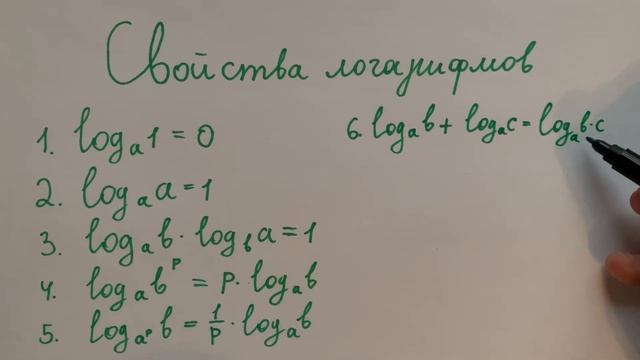 Основные свойства логарифмов в одном треке! смотреть онлайн