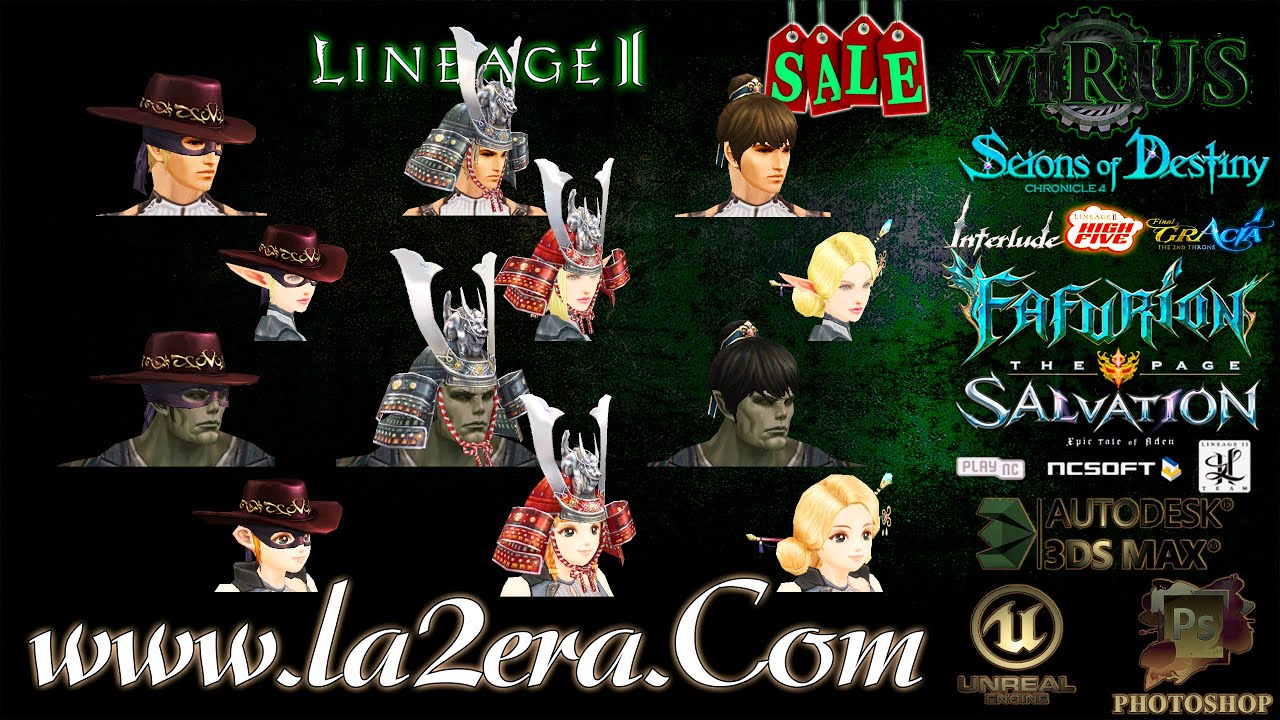 New Accessories Of Hairstyles 04. Www.La2Era.Com. LINEAGE II. C4 Scions Of Destiny ◄√i®uS►