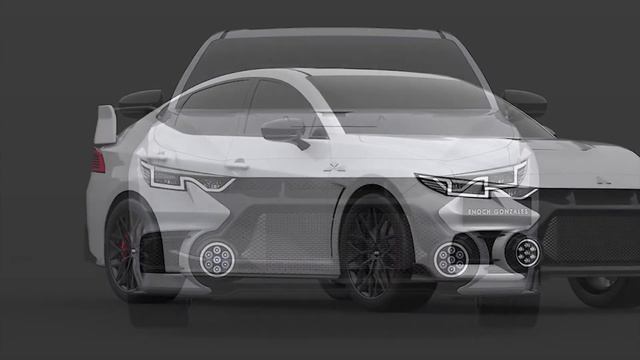 All New 2023 Mitsubishi Lancer EVO XII by Enoch Gonzales Crazy Sport Sedan Next Gen Renderings смотреть онлайн