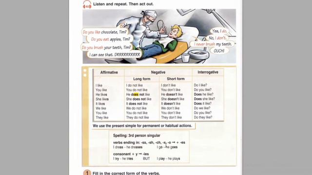 Ingliz tili. 8-dars. Present Simple. смотреть онлайн