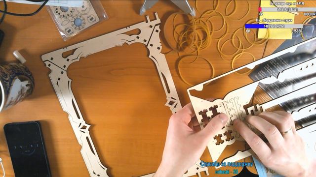 Ширма мастера от UGEARS - распаковка и сборка смотреть онлайн