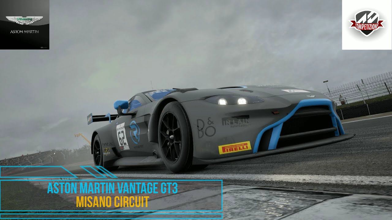Aston Martin Vantage GT3 - Misano Circuit | Assetto Corsa Competizione. смотреть онлайн