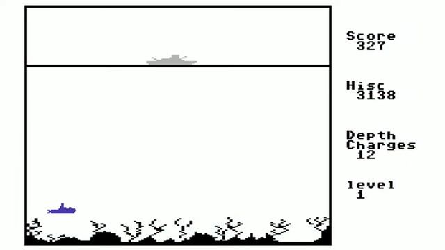 C64 Game: Sub Attack смотреть онлайн