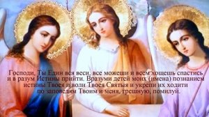 Молитва матери о детях ко Господу преп Амвросия Оптинского слушать 40 раз