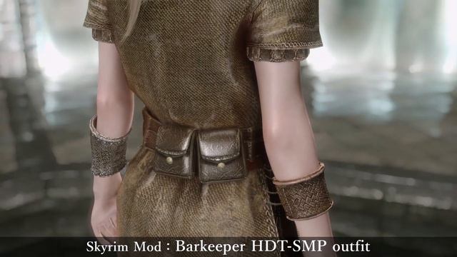 【Skyrim Mod】 Barkeeper HDT-SMP outfit ｜ PC ｜ スカイリムおすすめMod смотреть онлайн