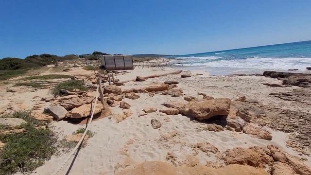 Playa Migjorn: A Scenic Walk through Dunes, Sands, and Stunning Seascapes on Formentera Island 2023 смотреть онлайн