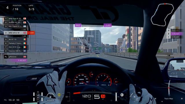 Gran Turismo SPORT race live recording Toyota MR2 97 at Tokyo Expressway central outer loop смотреть онлайн