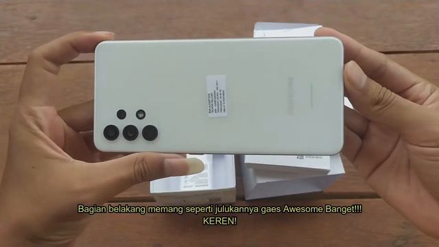 Samsung Galaxy A32 Awesome White Review Design dan Detail смотреть онлайн