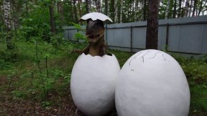 Челябинск парк Гагарина. Затерянный мир. Парк динозавров. в натуральную величину. 08.08.2024г.