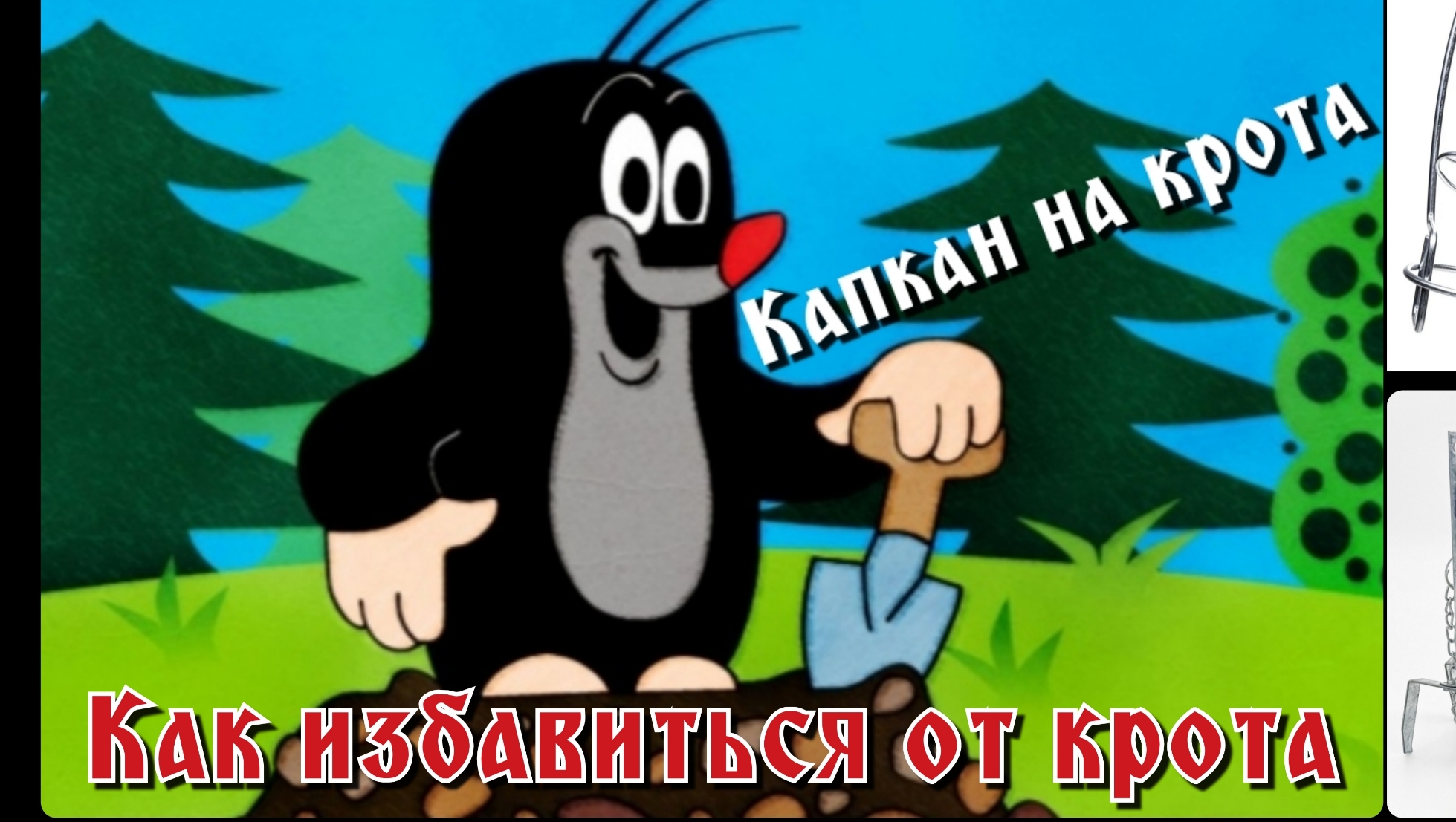 Как избавиться от кротов на своëм участке! смотреть онлайн