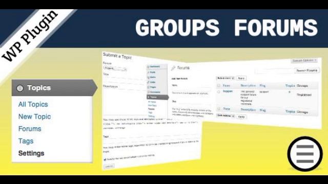 Preview Groups Forums WordPress смотреть онлайн