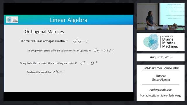 Tutorial: Linear Algebra смотреть онлайн