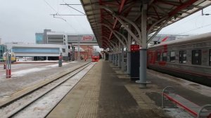 ...как объявляют поезда на вокзале г.Казань (день) (янв,2018) (HD)