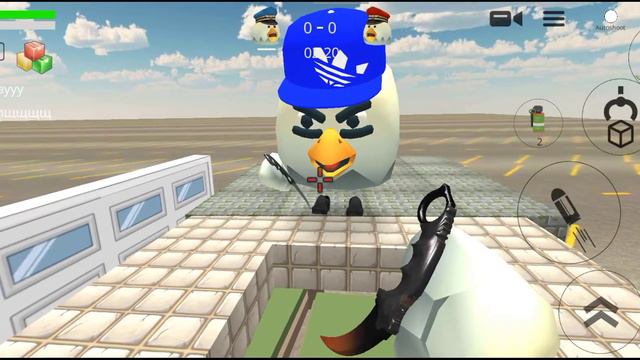 Летающая тарелка в чикен ган. Играю в Chicken gun смотреть онлайн