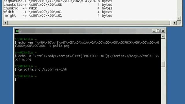 XSS injection in image formats смотреть онлайн