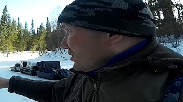 Одиночная рыбалка на таёжной речке Завершение сезона твёрдой воды смотреть онлайн