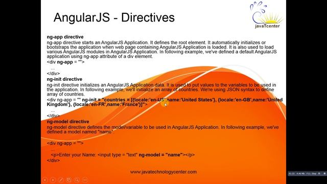 ng init and ng repeat in angularjs смотреть онлайн