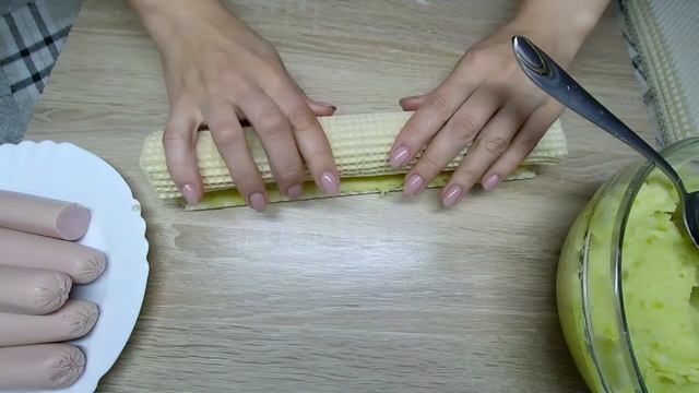 ПИРОЖКИ с Картошкой и Сосиской БЕЗ ТЕСТА смотреть онлайн