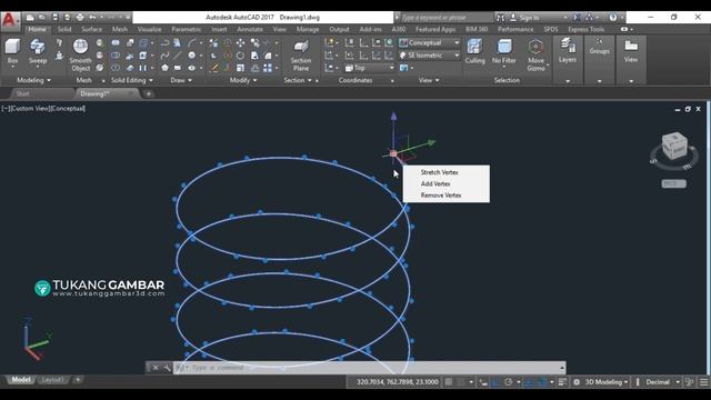 Cara Menggambar Spring 3D di AutoCAD | Torsion Spring, Compresion Spring & Extension Spring смотреть онлайн