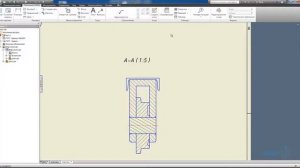 Настройка чертежа и создание обозначений в Inventor