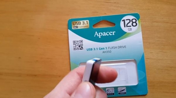Обзор флешки Apacer AH350 128GB USB 3.0 из Rozetka