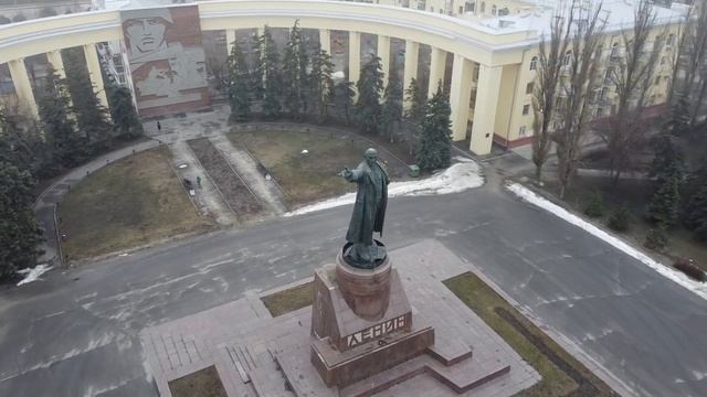 Памятник Ленину на площади Ленина (Волгоград) смотреть онлайн