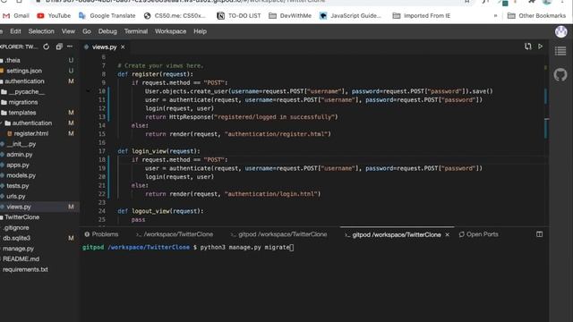 Cloud Classroom 2021 Summer, Introduction to Web Development With Python & JavaScript, Class 13 смотреть онлайн