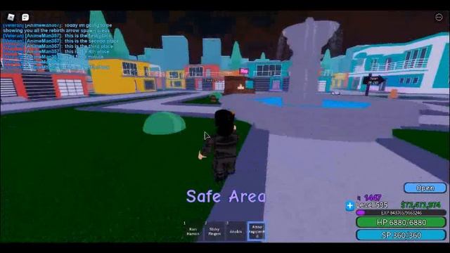 all Rebirth arrow spawn areas in JOJO Blox смотреть онлайн