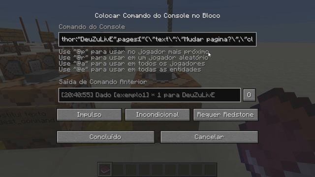 Minecraft BR Entusiasta - Vanilla Comandos Parte 12 - /tellraw e JSON ;D смотреть онлайн