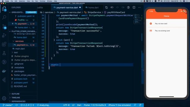 Flutter Stripe Payments Tutorial - Part 2 / 3 - Paying with a new card смотреть онлайн