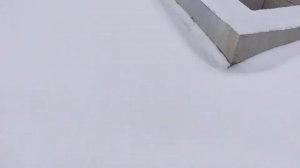 Сколько снега на плоской крыше?